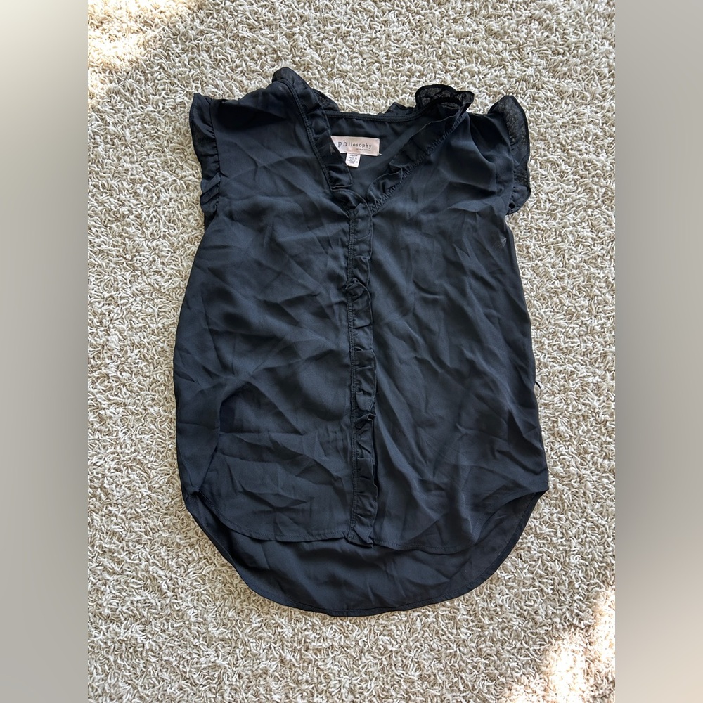 philosophy Women’s XS Black Blouse